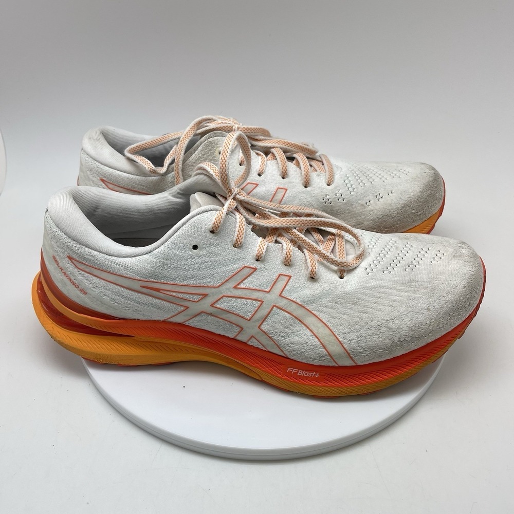 Asics Sneakers Mens 10.5 Gel Kayano 29 1011B661 White Athletic Running Gym Shoes